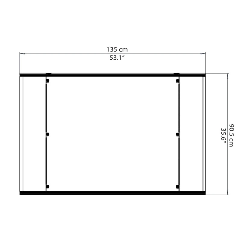 Auvent Marquise En Polycarbonate 6mm Lyra™ 1350 – Palram - Canopia 5 Auvent Marquise En Polycarbonate 6mm Lyra™ 1350 – Palram - Canopia – Image 3