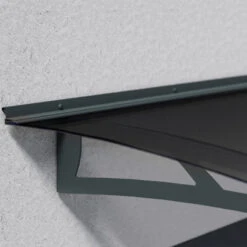 Auvent Marquise Gris AQUILA™ 4100 - Canopia By Palram -Jardin Extérieur auvent marquise gris aquila 4100 palram canopia 5