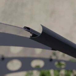 Auvent Marquise Transparent GARAMOND™ 1350 – Canopia By Palram -Jardin Extérieur auvent marquise transparent garamond 1350 palram canopia 4