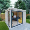 Bureau De Jardin En Bois Massif 8,88m² - Madriers 40mm Gardy Shelter -Jardin Extérieur bureau de jardin en bois massif 888m madriers 40mm gardy shelter