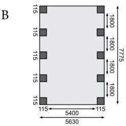 Carport Double En Bois Autoclave 50,9m² Et Toit En Acier – KARIBU 11 Carport Double En Bois Autoclave 50,9m² Et Toit En Acier – KARIBU -Jardin Extérieur carport double en bois autoclave 509m et toit en acier karibu 3