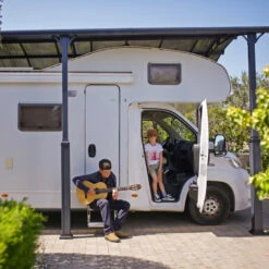 Carport En Alu Gris Et Polycarbonate 1 Voiture 31m² Arcadia Alpine 8500 - Canopia 13 Carport En Alu Gris Et Polycarbonate 1 Voiture 31m² Arcadia Alpine 8500 - Canopia -Jardin Extérieur carport en alu gris et polycarbonate 1 voiture 31m arcadia alpine 8500 canopia 5