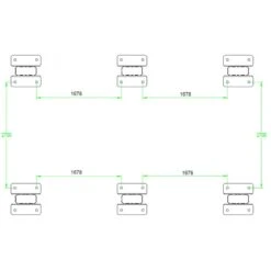 Carport En Aluminium Blanc 3x5,05m Et Polycarbonate 6mm X-METAL -Jardin Extérieur carport en aluminium blanc 3x505m et polycarbonate 6mm x metal 3