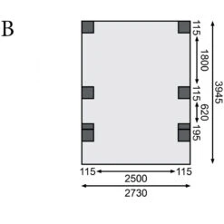 Carport En Bois Autoclave 15m², Toit En Acier Et Deux Poteaux En Arc – KARIBU 11 Carport En Bois Autoclave 15m², Toit En Acier Et Deux Poteaux En Arc – KARIBU -Jardin Extérieur carport en bois autoclave 15m toit en acier et deux poteaux en arc karibu 3