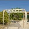 Carport En Pin Traité Autoclave 15m² Habrita -Jardin Extérieur carport en pin traite autoclave 15m habrita