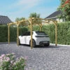 Carport Simple 15,40m² En Bois Autoclave FSC Henri - Forest Style -Jardin Extérieur carport simple 1536m en bois autoclave fsc paco madeira