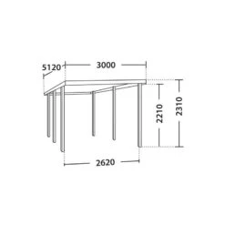 Carport Simple 15,40m² En Bois Autoclave FSC Henri - Forest Style 8 Carport Simple 15,40m² En Bois Autoclave FSC Henri - Forest Style -Jardin Extérieur carport simple 1536m en bois autoclave fsc paco madeira 2