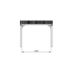 Carport Simple En Bois FSC Autoclave + Couverture En Polycarbonate 16,5m² Victor Modern - Forest Style 11 Carport Simple En Bois FSC Autoclave + Couverture En Polycarbonate 16,5m² Victor Modern - Forest Style -Jardin Extérieur carport simple en bois fsc autoclave couverture en polycarbonate 165m victor modern forest style 3
