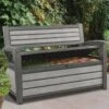 Coffre Banc En Résine Brossium 227L Keter 2 Coffre Banc En Résine Brossium 227L Keter -Jardin Extérieur coffre banc en resine brossium 227l keter