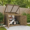 Coffre De Jardin En Bois Traité 20mm 1200L GENIO Blanc - Gardy Shelter -Jardin Extérieur coffre de jardin en bois traite 20mm 1200l genio blanc gardy shelter