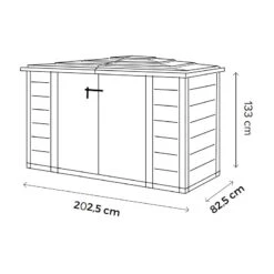 Coffre De Jardin En Résine Avec Plancher 1800L BOX EVO 200 – Garofalo 10 Coffre De Jardin En Résine Avec Plancher 1800L BOX EVO 200 – Garofalo -Jardin Extérieur coffre de jardin en resine avec plancher 1930l box evo 200 garofalo 2