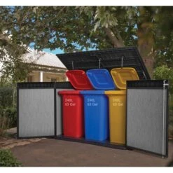 Coffre De Jardin En Résine Brossée Brossium 2100L - Keter 11 Coffre De Jardin En Résine Brossée Brossium 2100L - Keter -Jardin Extérieur coffre de jardin en resine brossee brossium 2100l keter 3