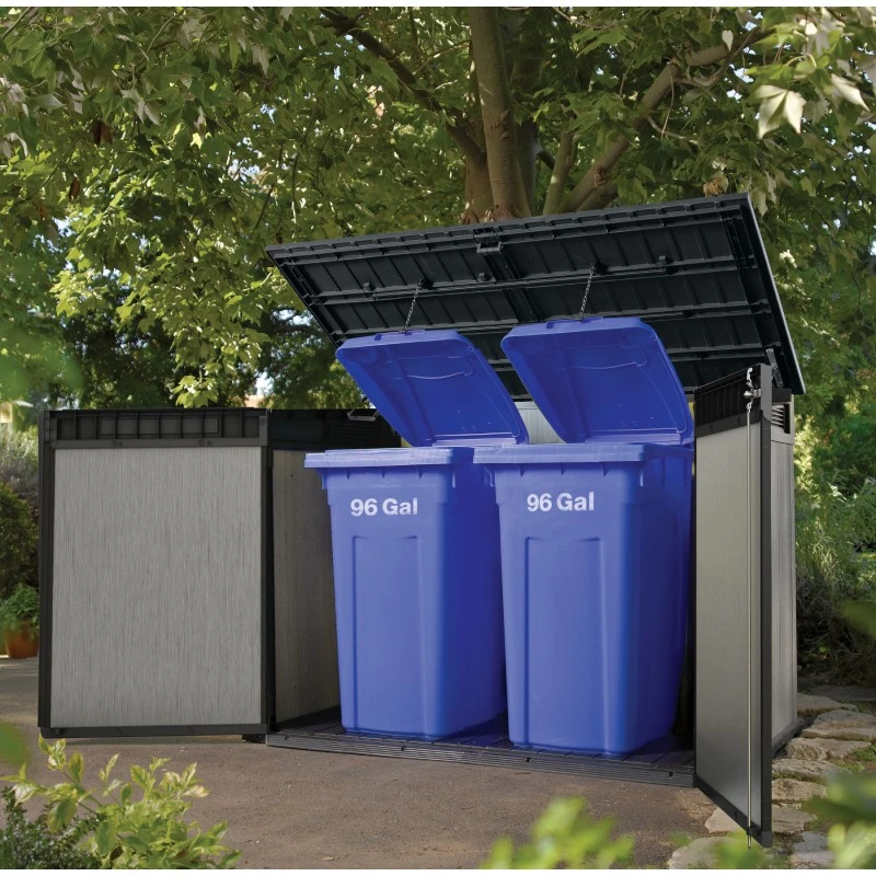 Coffre De Jardin En Résine Brossée Brossium 2100L - Keter 7 Coffre De Jardin En Résine Brossée Brossium 2100L - Keter – Image 5