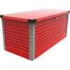 Coffre De Rangement En Métal Rouge 750L Patio Box 1,06m² TRIMETALS 2 Coffre De Rangement En Métal Rouge 750L Patio Box 1,06m² TRIMETALS -Jardin Extérieur coffre de rangement en metal rouge 750l patio box 106m trimetals