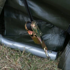 Garage Démontable 18,3m² à Toit Arrondi En Acier Et Polyéthylène Vert – Shelter Logic 12 Garage Démontable 18,3m² à Toit Arrondi En Acier Et Polyéthylène Vert – Shelter Logic -Jardin Extérieur garage demontable 183m a toit arrondi en acier et polyethylene vert shelter logic 4