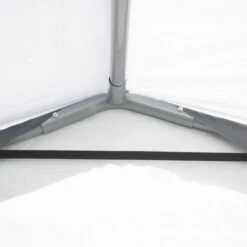 Garage Démontable 18,3m² En Acier Et Polyéthylène Gris – Shelter Logic -Jardin Extérieur garage demontable 183m en acier et polyethylene gris shelter logic 5