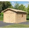 Garage En Bois Certifié 13,28m² – Madriers 28mm - Karibu -Jardin Extérieur garage en bois certifie 1328m madriers 28mm karibu