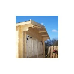 Garage En Bois Massif 21,7m² - Madriers 42mm -Jardin Extérieur garage en bois massif 217m madriers 42mm 2
