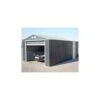 Garage En Métal Anthracite 19,95m² Grande Hauteur H.2,60m DURAMAX -Jardin Extérieur garage en metal anthracite 1995m grande hauteur h260m duramax