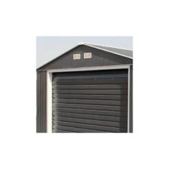 Garage En Métal Anthracite 19,95m² Grande Hauteur H.2,60m DURAMAX -Jardin Extérieur garage en metal anthracite 1995m grande hauteur h260m duramax 5