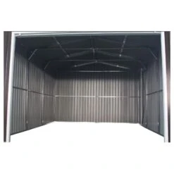 Garage Métal Anthracite 19,52m² Porte Enroulable + Kit D'ancrage X-METAL 13 Garage Métal Anthracite 19,52m² Porte Enroulable + Kit D'ancrage X-METAL -Jardin Extérieur garage metal anthracite 1952m porte enroulable kit d ancrage x metal 5