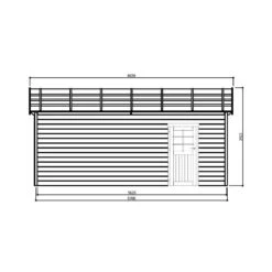 Garage Torino 20,91m² Madriers 28mm Avec Double Porte Battante - SOLID 12 Garage Torino 20,91m² Madriers 28mm Avec Double Porte Battante - SOLID -Jardin Extérieur garage torino 2091m madriers 28mm avec double porte battante solid 4