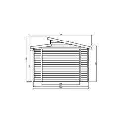 Garage Torino 20,91m² Madriers 28mm Avec Double Porte Battante - SOLID 13 Garage Torino 20,91m² Madriers 28mm Avec Double Porte Battante - SOLID -Jardin Extérieur garage torino 2091m madriers 28mm avec double porte battante solid 5