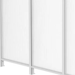 Panneau Latéral En Aluminium Et PC 4mm Pour Toit De Terrasse Blanc 2,5m X-METAL -Jardin Extérieur panneau lateral en aluminium et pc 4mm pour toit de terrasse blanc 25m x metal 2