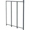 Panneau Latéral En Aluminium Et PC Transparent Pour Toit De Terrasse Anthracite 2,5m X-METAL -Jardin Extérieur panneau lateral en aluminium et pc transparent pour toit de terrasse anthracite 25m x metal
