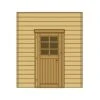 Paroi Frontale Porte Simple 270cm Pour Carport Bois Traité - SOLID -Jardin Extérieur paroi frontale avec simple porte 270x245cm pour carport modulable en bois traite autoclave solid