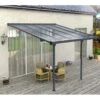 Pergola Adossée Ajustable - Toit De Terrasse En Alu 3,05x3,14m X-METAL 2 Pergola Adossée Ajustable - Toit De Terrasse En Alu 3,05x3,14m X-METAL -Jardin Extérieur pergola adossee ajustable toit de terrasse en alu 305x314m x metal