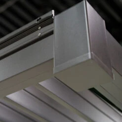 Pergola Bioclimatique Adossée En Alu Anthracite 3x5.3m Ombrea -Jardin Extérieur pergola bioclimatique adossee en alu anthracite 3x36m ombrea 4