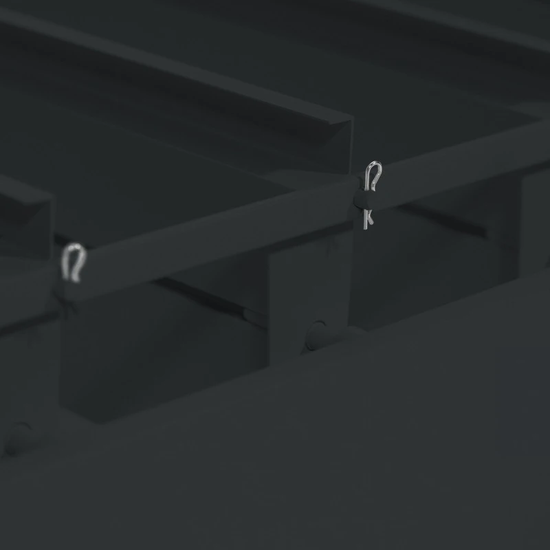 Pergola Bioclimatique Autoportante En Alu Anthracite 3x3m Ombrea 5 Pergola Bioclimatique Autoportante En Alu Anthracite 3x3m Ombrea – Image 3