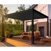 Pergola Bioclimatique Autoportante En Alu Anthracite 3x4m Ombrea -Jardin Extérieur pergola bioclimatique autoportante en alu anthracite 3x4m ombrea