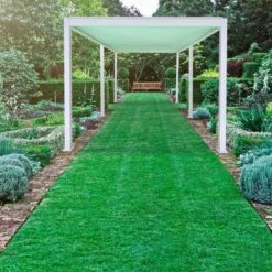 Jardin Extérieur -Jardin Extérieur pergola bioclimatique autoportante en alu blanc 3x6m ombrea 1