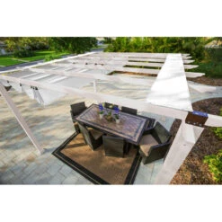 Pergola En Aluminium Blanc 350x350cm Florida – PARAGON OUTDOOR -Jardin Extérieur pergola en aluminium blanc 350x350cm florida paragon outdoor 3