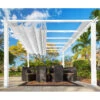 Pergola En Aluminium Blanc 350x505cm Florence – PARAGON OUTDOOR -Jardin Extérieur pergola en aluminium blanc 350x505cm florence paragon outdoor