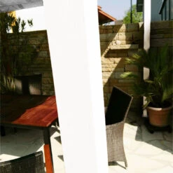Pergola En Aluminium Blanc 350x505cm Florence – PARAGON OUTDOOR -Jardin Extérieur pergola en aluminium blanc 350x505cm florence paragon outdoor 4