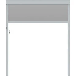 Store Avec Cadre Latéral Gris Clair 370cm Pour Pergola Bioclimatique En Aluminium X-METAL -Jardin Extérieur store avec cadre lateral gris clair 370cm pour pergola bioclimatique en aluminium x metal 3