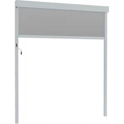 Store Avec Cadre Latéral Gris Clair 370cm Pour Pergola Bioclimatique En Aluminium X-METAL -Jardin Extérieur store avec cadre lateral gris clair 370cm pour pergola bioclimatique en aluminium x metal 4