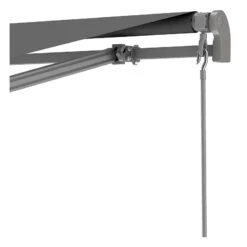 Store Banne Manuel 350x250cm EASY Toile Polyester Grise - X-METAL -Jardin Extérieur store banne manuel 350x250cm easy toile polyester grise x metal 4