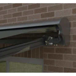 Store Banne Motorisé 295x200cm DECO Toile Polyester Grise - X-METAL -Jardin Extérieur store banne motorise 295x200cm deco toile polyester grise x metal 5