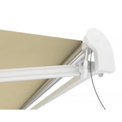 Store Banne Motorisé 350x250cm EASY Toile Polyester Beige - X-METAL -Jardin Extérieur store banne motorise 350x250cm easy toile polyester beige x metal 4