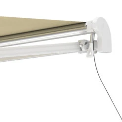 Store Banne Motorisé 350x250cm EASY Toile Polyester Beige - X-METAL -Jardin Extérieur store banne motorise 350x250cm easy toile polyester beige x metal 5