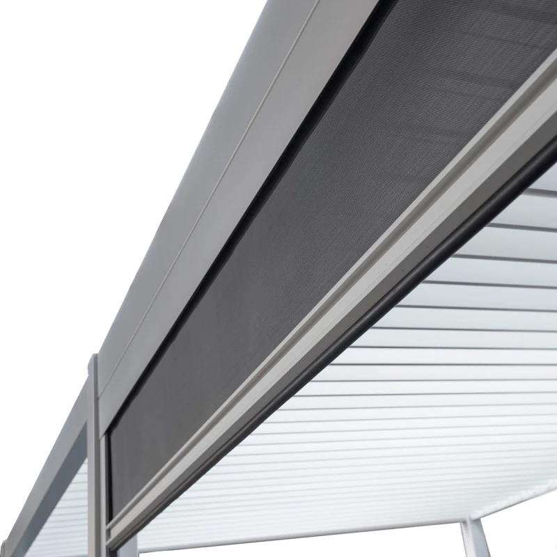 Store Latéral Blanc 400cm Pour Pergola Bioclimatique En Alu Ombrea 7 Store Latéral Blanc 400cm Pour Pergola Bioclimatique En Alu Ombrea – Image 5