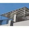 Toit De Terrasse 12,83m² Aluminium Anthracite Et Polycarbonate Habrita -Jardin Extérieur toit de terrasse 1283m aluminium anthracite et polycarbonate habrita