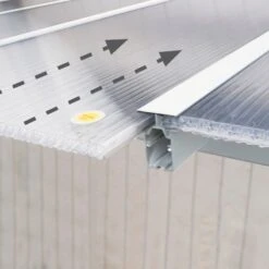 Toit De Terrasse En Alu Blanc 3x3,05m Et PC 16mm Olympia - Palram - Canopia -Jardin Extérieur toit de terrasse 300x305cm en alu blanc et polycarbonate 16mm olympia 3