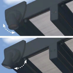 Toit De Terrasse 300x730cm En Aluminium Gris Et Polycarbonate 8mm FERIA - Canopia By Palram 13 Toit De Terrasse 300x730cm En Aluminium Gris Et Polycarbonate 8mm FERIA - Canopia By Palram -Jardin Extérieur toit de terrasse 300x730cm en aluminium gris et polycarbonate 8mm feria palram 5