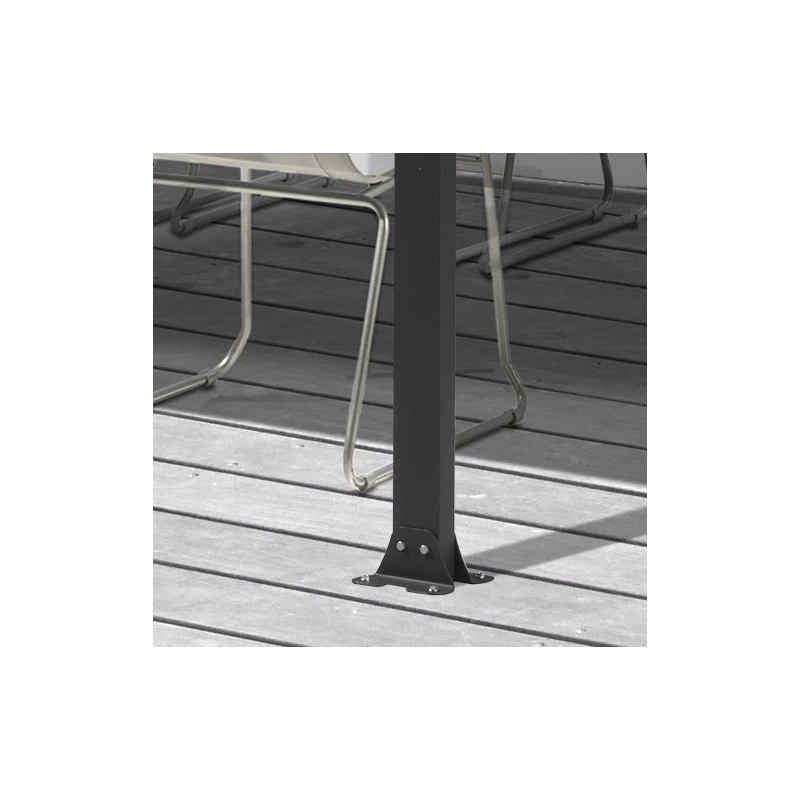 Toit De Terrasse 9,21m² Aluminium Anthracite Et Polycarbonate Habrita 5 Toit De Terrasse 9,21m² Aluminium Anthracite Et Polycarbonate Habrita – Image 3