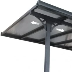 Toit De Terrasse Ajustable En Aluminium Laqué Blanc 3,05x6,18m X-METAL -Jardin Extérieur toit de terrasse ajustable en aluminium laque blanc 305x618m x metal 3